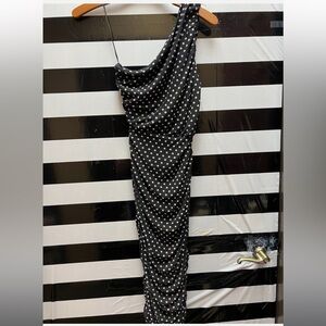 Black and White Polka Dot Dress